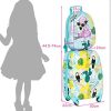 51CGi-HCL._AC_.jpg COSTWAY Valise Enfant à roulettes Bagage 16”+ Sac à Dos 12”Bagage à Main avec Motif pour Enfant (Modèle B)