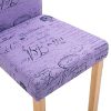 51C3krwkJrL._AC_.jpg vidaXL 4X Chaises de Salle à Manger Chaises à Dîner Chaises de Repas Chaises de Cuisine Chaises de Salon Maison Intérieur Violet Polyester