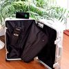 51Df36w4gL._AC_.jpg Valise Cabine en 100% Aluminium Dimensions Cabine Bagage Trolley 55x35x20 cm Serrure TSA Sac de Voyage Modèle Black Skull (Valise prête à Charger Les Portables) TOKYOTO Luggage (Seule Valise)