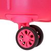 51DsAXeoWwL._AC_.jpg Movom Wood Valise Trolley Cabine Rose 40x55x20 cms Rigide ABS Serrure TSA 38L 2,9Kgs 4 roues doubles Bagage à main