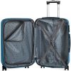 ITACA - Valise de Voyage Rigide 4 Roues Trolley de Taille Moyenne 65 cm en ABS. Extensible Résistante et Légère. Poignée 2 Anses et Cadenas. Étudiant et Professionnel. 71260, Couleur Bleu Cyan