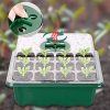51M1ugMRxL._AC_.jpg Fuuner Bac à semis, Lot de 12 Plateaux de Germination à 12 cellules Serre Interieur Plateaux de Culture, Serre Intérieure Pépinière Boîte Propagateur Jardin, Bac Culture avec Couvercle et Ventilation