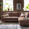 Bobochic - Lilly L - Canapé d'angle L - 5 Places - Convertible - Industriel Vintage - Angle Droit