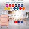 51O6iT1H1gL._AC_.jpg Flight Knight ABS Valise Cabine 55x35x20 cm Compatible avec Air France, Hop! easyJet, RyanAir Et Bien d'autres! Bagage a Main Legere Sac Cabine avec 4 Roues.