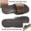 51PQqja4CxL._AC_.jpg ONCAI Sandale Homme Bout Ouvert Chaussures de Plage Sangle Réglable Claquette Support de L'arche Pantoufle D'été Taille 40-47