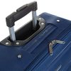 51RlIGq36JL._AC_.jpg ITACA - Valise Cabine 55x35x20, Avion Bagages Cabine Valise Souple Valise a Roulette. Matériau Semi-Rigide EVA Super Léger. Cadenas à Combinaison T71950, Couleur Bleu Marine