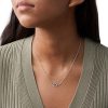 51S5FPuTQfL._AC_.jpg Fossil Collier pour femme en argent sterling