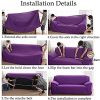 Enhome Extensible Housse de Canapé avec Accoudoirs, 1/2/3/4 Places Animal Impression Revêtement de Canapé Housse de Fauteuil Élastique Stretch Couvre Couverture de Sofa (Bouledogue,1 Place)
