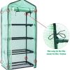 51WakU8FgnL._AC_.jpg Serre de Jardin, Ohuhu Mini Serre pour extérieur avec 4 Étagères Réglables, fenêtres d'observation & Bâche Robuste, Portable, Solide & Facile à Assembler - 158 x 70 x 50 cm