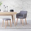 51ZDg3DqbEL._AC_.jpg Marque Amazon - Movian Brad Lot de 2 chaises de salle à manger, Gris foncé