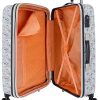 51bTsZiKQxL._AC_.jpg Pepe Jeans Malila Set de Bagages Bleu 55/68 cms Rigide ABS Serrure TSA 104L 4 roues doubles Bagage à main