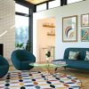 51bqMu6pIrL._AC_.jpg Menzzo Olympia Canapé en Velours, Vert, 180