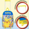 51cq8dDl80S._AC_.jpg Pokemon Valise Enfant - Bagages Enfant Garcon - Valise Cabine à roulettes Pikachu