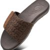 51czieLVnCL._AC_.jpg ONCAI Sandale Homme Bout Ouvert Chaussures de Plage Sangle Réglable Claquette Support de L'arche Pantoufle D'été Taille 40-47