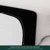 51jmdj62sML._AC_.jpg CHUN YI Jacquard Housse de Coussin de Siège Protecteur de siège Couvre Siège Extensible, Revêtement de Canapé (3 Places, Noir)