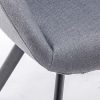 51kSEg9c0KL._AC_.jpg Marque Amazon - Movian Crow Lot de 2 chaises de salle à manger, Gris foncé