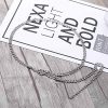 51lCbzBhSrL._AC_.jpg Jovono Mode Long Collier en Argent avec Chaîne de Bijoux en Strass pour Dames und Filles