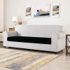 51m2SHp3zOL._AC_.jpg CHUN YI Jacquard Housse de Coussin de Siège Protecteur de siège Couvre Siège Extensible, Revêtement de Canapé (3 Places, Noir)