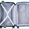 51uFTj69ywL._AC_.jpg DELSEY PARIS - MONCEY - Valise trolley cabine - 4 doubles roues, 55 Cm - Vert