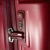 Valise Rigide Taille Moyenne METZELDER TRIOMPH Elegance Brute Garantie 1 an (Red (Rouge), M - Medium - 70L - 65x46x27cm - 3,5kg)