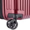 DELSEY PARIS - SECURITIME ZIP - Valise extensible - 4 doubles roues, 55 Cm - Rouge