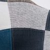 61Z4hzdGhL._AC_.jpg KAYELLES Lot de 2 chaises scandinaves Patchwork, Salle à Manger, Cuisine - NEDA (Patchwork Bleu)