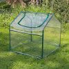 6119e911p8S.jpg SKYLANTERN Serre de Jardin en Plastique - Mini Serre Jardin avec Fermeture à Zip - Abri pour Plante et Culture (Dimensions : 92 x 92 x 92 cm)