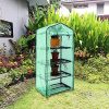 61Hsg1Y7RgL._AC_.jpg Serre de Jardin, Ohuhu Mini Serre pour extérieur avec 4 Étagères Réglables, fenêtres d'observation & Bâche Robuste, Portable, Solide & Facile à Assembler - 158 x 70 x 50 cm