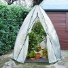 61TGgpGk2SL._AC_.jpg IDMarket - Serre d'hivernage dôme 160 x 160 x 180 CM