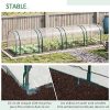 61sifi75nOL._AC_.jpg HOMCOM Serre de Jardin Tunnel 4L x 1l x 0,8H m 4 Portes zippées bâche PVC Transparent métal époxy Vert