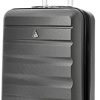 Aerolite 55x40x20 Ryanair Taille Maximale 40L ABS Cabine Bagage à Main Valise Rigide Légere à 2 roulettes, pour Easyjet, Lufthansa et Plus, Gris Foncé