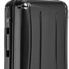 Amazon Basics - Oxford - Valise rigide à roulettes pivotantes - 78 cm, Noir