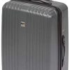 BRUBAKER - Valise de Voyage/Trolley XL - Coque Rigide en BRUBAKER - Valise de Voyage/Trolley XL - Coque Rigide en ABS - Robuste & Ultra légère - roulettes pivotantes 360° - 90L / 78 cm - Gris