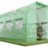 Générique Serre de Jardin Tunnel - bache armée - 8m2, Générique Serre de Jardin Tunnel - bache armée - 8m2, 4x2m - en polyéthylène armée - Anti UV