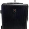 Jony Rigid Spinner Valises Voyage | Bagage à Main Rigide Rotatif | Valise Cabine 20 Pouces (55x40x20 cm) | Valise de Voyage idéale pour Les Voyages de 3 à 5 Jours (Noir)
