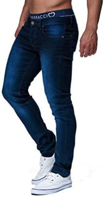 Leif Nelson LN303 Jean pour homme Coupe skinny