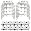 MUSEDAY 100Pcs Clips de Vitrage pour Serre Inclure 50Type W MUSEDAY 100Pcs Clips de Vitrage pour Serre Inclure 50Type W Serre Pinces en Acier Inoxydable et 50 Clips de Type Z pour Vitre de Serre