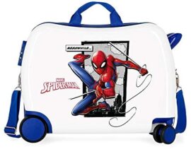Marvel Spiderman Action Valise Enfant Bleu 50x38x20 cms Rigide ABS Serrure à combinaison 34L 2,3Kgs 4 roues Bagage à main