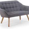 Menzzo Scandinave Canapés, Tissu, Gris Clair, 83 Menzzo Scandinave Canapés, Tissu, Gris Clair, 83