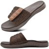ONCAI Sandale Homme Bout Ouvert Chaussures de Plage Sangle Réglable ONCAI Sandale Homme Bout Ouvert Chaussures de Plage Sangle Réglable Claquette Support de L'arche Pantoufle D'été Taille 40-47