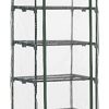 Outsunny Serre de Jardin Balcon étagère Serre 5 Niveaux 0,69L Outsunny Serre de Jardin Balcon étagère Serre 5 Niveaux 0,69L x 0,49l x 1,93H m Acier galvanisé bâche Amovible PVC Vert