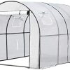 Sekey Serre de Jardin Tunnel 200x300x190cm Serre Grande, Serre de Sekey Serre de Jardin Tunnel 200x300x190cm Serre Grande, Serre de Jardin pour Tomates Blanc
