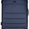 Valise Moyenne Robuste Valise de Voyage Valise par Wittchen ABS Valise Moyenne Robuste Valise de Voyage Valise par Wittchen ABS Chariot à Coque Dure 4 Roues Serrure à Combinaison Bleu foncé