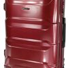 Valise Rigide Taille Moyenne METZELDER TRIOMPH Elegance Brute Garantie 1 an (Red (Rouge), M - Medium - 70L - 65x46x27cm - 3,5kg)