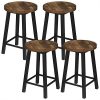 WOLTU BH297hov-4 Chaises de Salle à Manger Lot de 4 WOLTU BH297hov-4 Chaises de Salle à Manger Lot de 4 Chaises de Cuisine avec Repose-Pieds,Tabouret de Salle à Manger Industrielle,Bois Vintage
