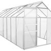 Zelsius Serre en Aluminium pour Le Jardin | 430 x Zelsius Serre en Aluminium pour Le Jardin | 430 x 190 cm | Panneaux de 6 mm | Utilisable Serre à tomates, châssis de Couche et Serre à Plantes (sans Base)