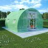 vidaXL Serre Abri Plantes Serre à Fleurs Serre à Plantes vidaXL Serre Abri Plantes Serre à Fleurs Serre à Plantes Légumes Jardin Résistant Durable Extérieur 6 m² Vert 3x2x2 m