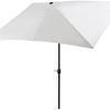 Outsunny Parasol inclinable rectangulaire métal polyester haute densité 2,95L x 1,95l x 2,4H m