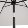 Outsunny Parasol inclinable rectangulaire métal polyester haute densité 2,95L x 1,95l x 2,4H m