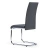 IDMarket - Lot de 4 chaises MIA Grises pour Salle à Manger